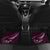 Personalised All Pink New Zealand Darts Car Mats Aoteroa Fern Maori Galaxy Style