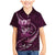 Personalised All Pink New Zealand Darts Family Matching Mermaid Dress and Hawaiian Shirt Aoteroa Fern Maori Galaxy Style
