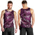 Personalised All Pink New Zealand Darts Men Tank Top Aoteroa Fern Maori Galaxy Style