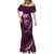 Personalised All Pink New Zealand Darts Mermaid Dress Aoteroa Fern Maori Galaxy Style