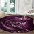 Personalised All Pink New Zealand Darts Round Carpet Aoteroa Fern Maori Galaxy Style