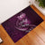 Personalised All Pink New Zealand Darts Rubber Doormat Aoteroa Fern Maori Galaxy Style