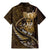 Personalised All Gold New Zealand Darts Family Matching Mermaid Dress and Hawaiian Shirt Aoteroa Fern Maori Galaxy Style