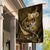 Personalised All Gold New Zealand Darts Garden Flag Aoteroa Fern Maori Galaxy Style