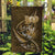 Personalised All Gold New Zealand Darts Garden Flag Aoteroa Fern Maori Galaxy Style