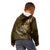 Personalised All Gold New Zealand Darts Kid Hoodie Aoteroa Fern Maori Galaxy Style