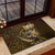 Personalised All Gold New Zealand Darts Rubber Doormat Aoteroa Fern Maori Galaxy Style