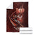 Personalised All Red New Zealand Darts Blanket Aoteroa Fern Maori Galaxy Style