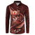 Personalised All Red New Zealand Darts Button Sweatshirt Aoteroa Fern Maori Galaxy Style