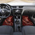 Personalised All Red New Zealand Darts Car Mats Aoteroa Fern Maori Galaxy Style