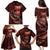 Personalised All Red New Zealand Darts Family Matching Puletasi and Hawaiian Shirt Aoteroa Fern Maori Galaxy Style