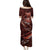 Personalised All Red New Zealand Darts Family Matching Puletasi and Hawaiian Shirt Aoteroa Fern Maori Galaxy Style