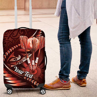 Personalised All Red New Zealand Darts Luggage Cover Aoteroa Fern Maori Galaxy Style