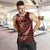 Personalised All Red New Zealand Darts Men Tank Top Aoteroa Fern Maori Galaxy Style