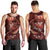 Personalised All Red New Zealand Darts Men Tank Top Aoteroa Fern Maori Galaxy Style