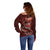 Personalised All Red New Zealand Darts Off Shoulder Sweater Aoteroa Fern Maori Galaxy Style