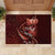 Personalised All Red New Zealand Darts Rubber Doormat Aoteroa Fern Maori Galaxy Style