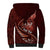 Personalised All Red New Zealand Darts Sherpa Hoodie Aoteroa Fern Maori Galaxy Style