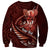 Personalised All Red New Zealand Darts Sweatshirt Aoteroa Fern Maori Galaxy Style