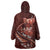 Personalised All Red New Zealand Darts Wearable Blanket Hoodie Aoteroa Fern Maori Galaxy Style