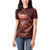 Personalised All Red New Zealand Darts Women Polo Shirt Aoteroa Fern Maori Galaxy Style