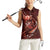 Personalised All Red New Zealand Darts Women Sleeveless Polo Shirt Aoteroa Fern Maori Galaxy Style