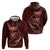 Personalised All Red New Zealand Darts Zip Hoodie Aoteroa Fern Maori Galaxy Style