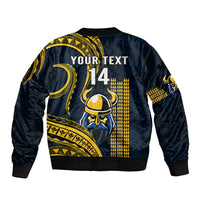 Personalised Hawaii Hilo High School Bomber Jacket Vikings Polynesian Kakau Pattern LT14 - Polynesian Pride