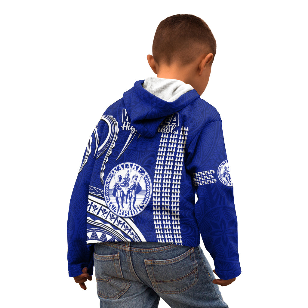 Hawaii Waiakea High School Kid Hoodie Polynesian Kakau Pattern LT14 - Polynesian Pride