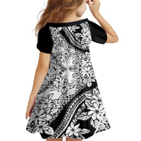 polynesia-family-matching-long-sleeve-bodycon-dress-and-hawaiian-shirt-polynesian-tropical-flowers-black-pastel-vibes