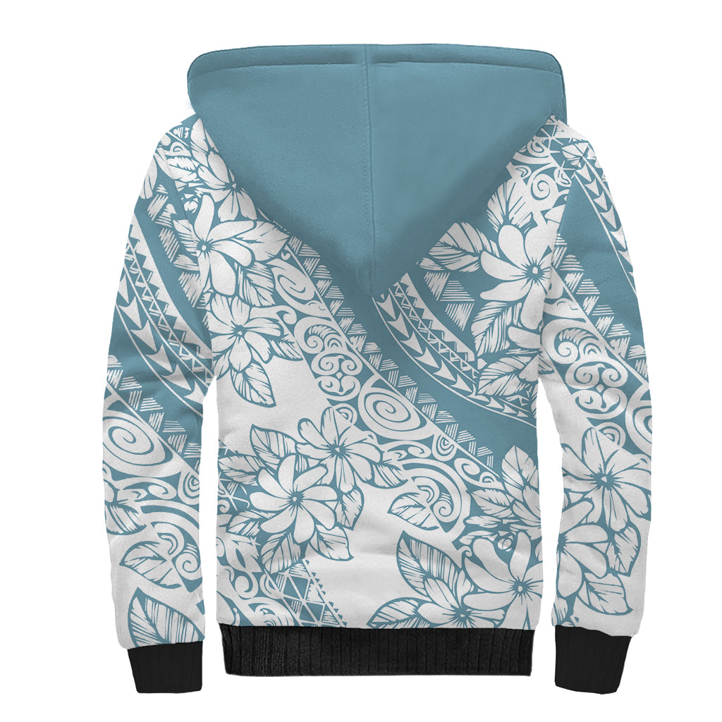polynesia-sherpa-hoodie-polynesian-tropical-flowers-blue-pastel-vibes