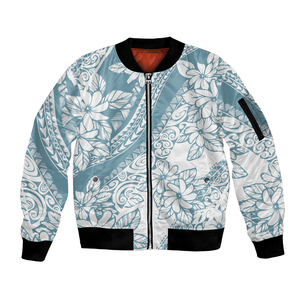 polynesia-sleeve-zip-bomber-jacket-polynesian-tropical-flowers-blue-pastel-vibes