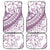 Polynesia Car Mats Polynesian Tropical Flowers Purple Pastel Vibes LT14 Purple - Polynesian Pride
