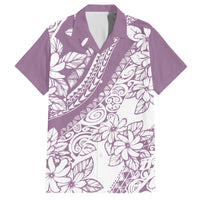 polynesia-family-matching-long-sleeve-bodycon-dress-and-hawaiian-shirt-polynesian-tropical-flowers-purple-pastel-vibes