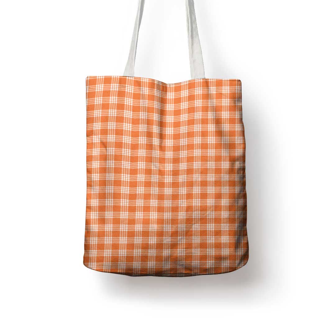 Orange Japanese Palaka Pride Tote Bag - Polynesian Pride