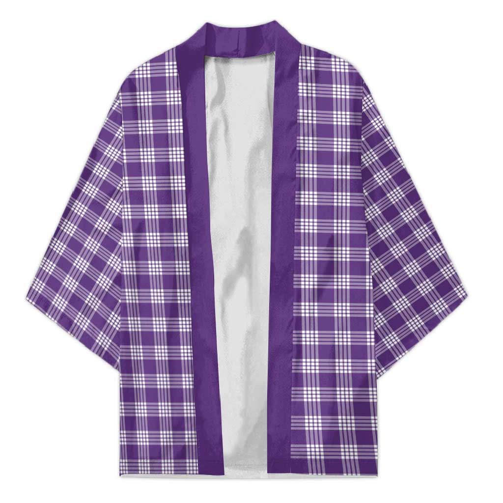 Purple Japanese Palaka Pride Kimono - Polynesian Pride