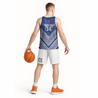 Toa Samoa Rugby Custom Basketball Jersey 40th Anniversary Samoan Siapo Pattern LT14 - Polynesian Pride