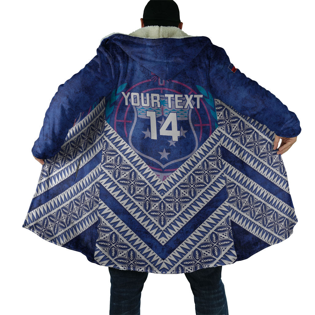 Toa Samoa Rugby Custom Cloak 40th Anniversary Samoan Siapo Pattern LT14 - Polynesian Pride