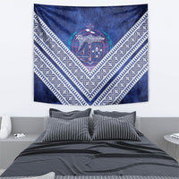 Toa Samoa Rugby Tapestry 40th Anniversary Samoan Siapo Pattern LT14 - Polynesian Pride