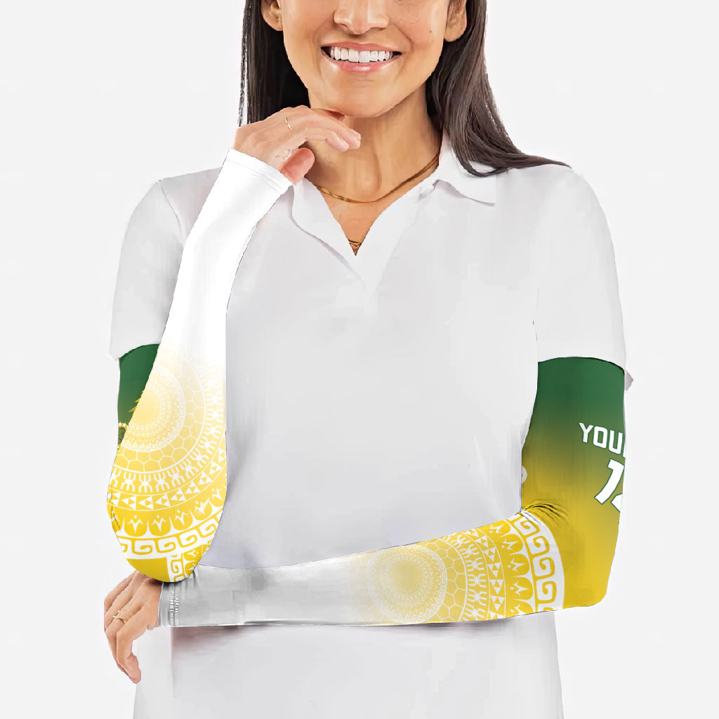 Cook Islands Rugby Custom Arm Sleeves Come On Kukis LT14 - Polynesian Pride