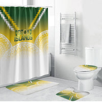 Cook Islands Rugby Bathroom Set Come On Kukis LT14 Bathroom Set (4 pcs) Multicolor - Polynesian Pride
