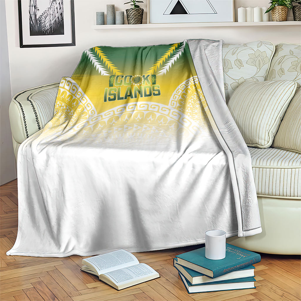 Cook Islands Rugby Blanket Come On Kukis LT14 Multicolor - Polynesian Pride