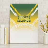 Cook Islands Rugby Canvas Wall Art Come On Kukis LT14 Without Frame Multicolor - Polynesian Pride