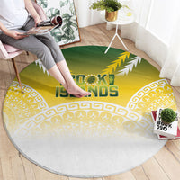 Cook Islands Rugby Round Carpet Come On Kukis LT14 - Polynesian Pride