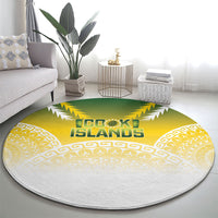 Cook Islands Rugby Round Carpet Come On Kukis LT14 - Polynesian Pride