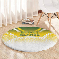Cook Islands Rugby Round Carpet Come On Kukis LT14 - Polynesian Pride