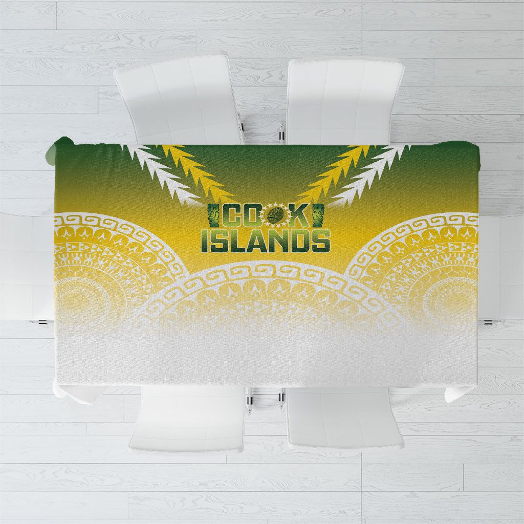 Cook Islands Rugby Tablecloth Come On Kukis LT14 Multicolor - Polynesian Pride