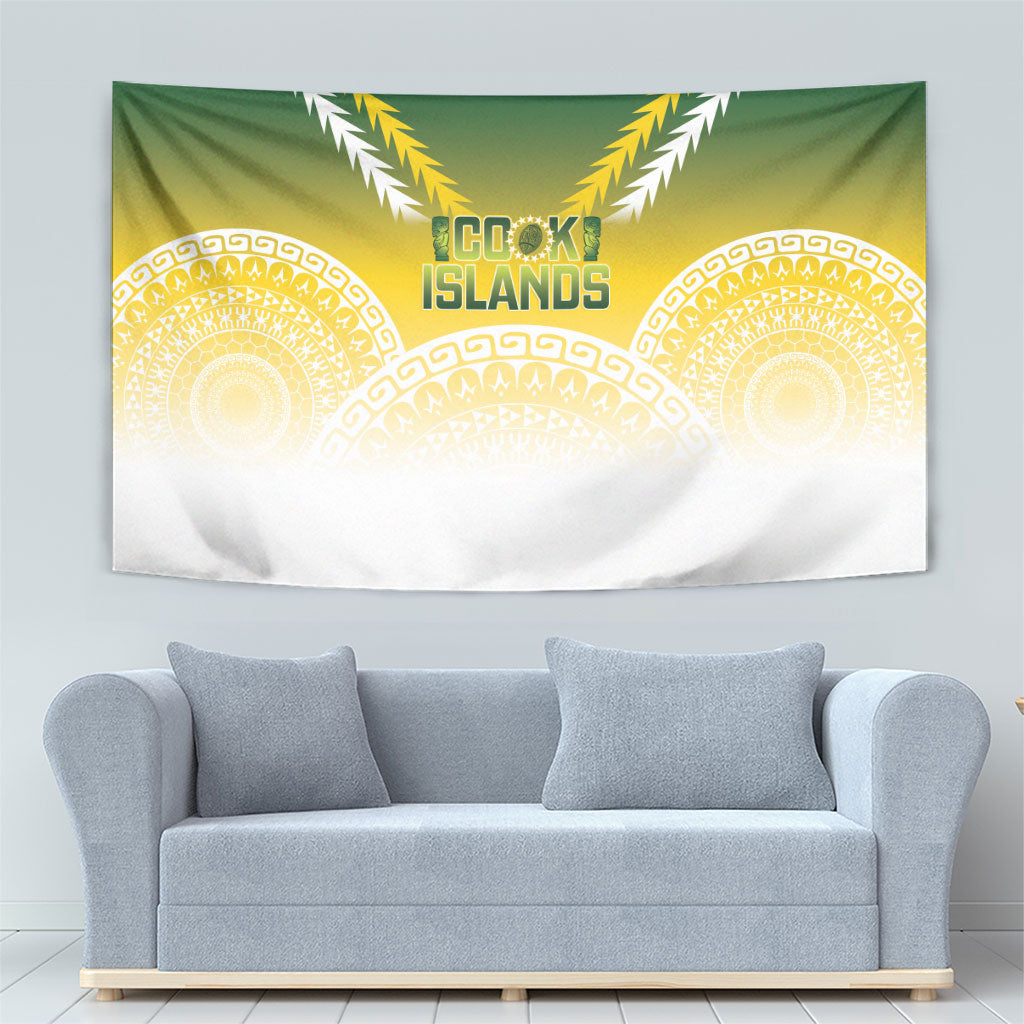 Cook Islands Rugby Tapestry Come On Kukis LT14 - Polynesian Pride