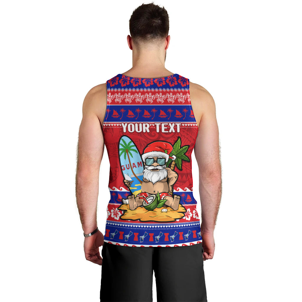 Custom Guam Christmas Men Tank Top Guaman Santas Felis Pasgua LT14 - Polynesian Pride
