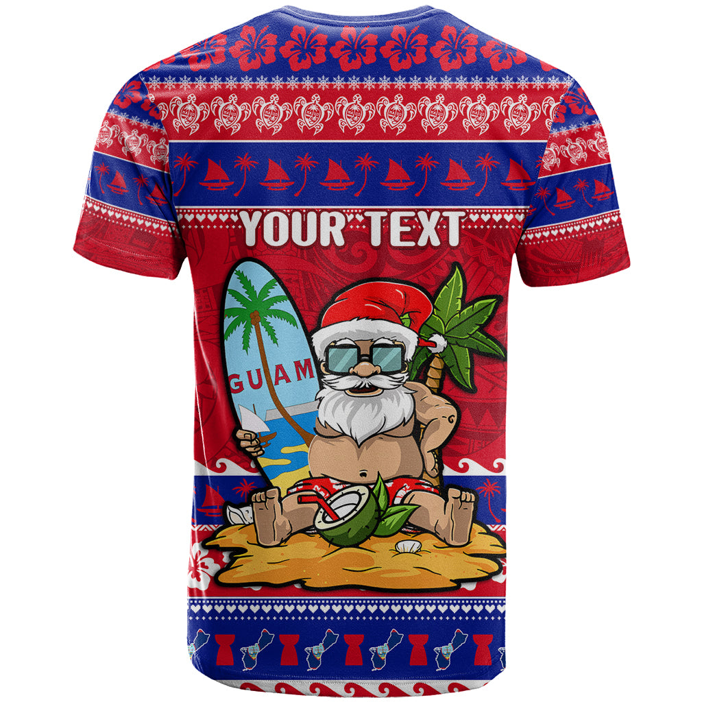 Custom Guam Christmas T Shirt Guaman Santas Felis Pasgua LT14 - Polynesian Pride